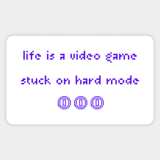 Life is a video game Sticker